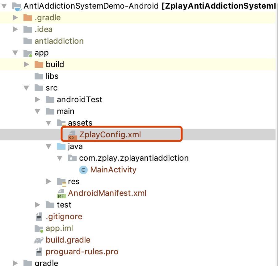 antiAddiction-ZplayConfig